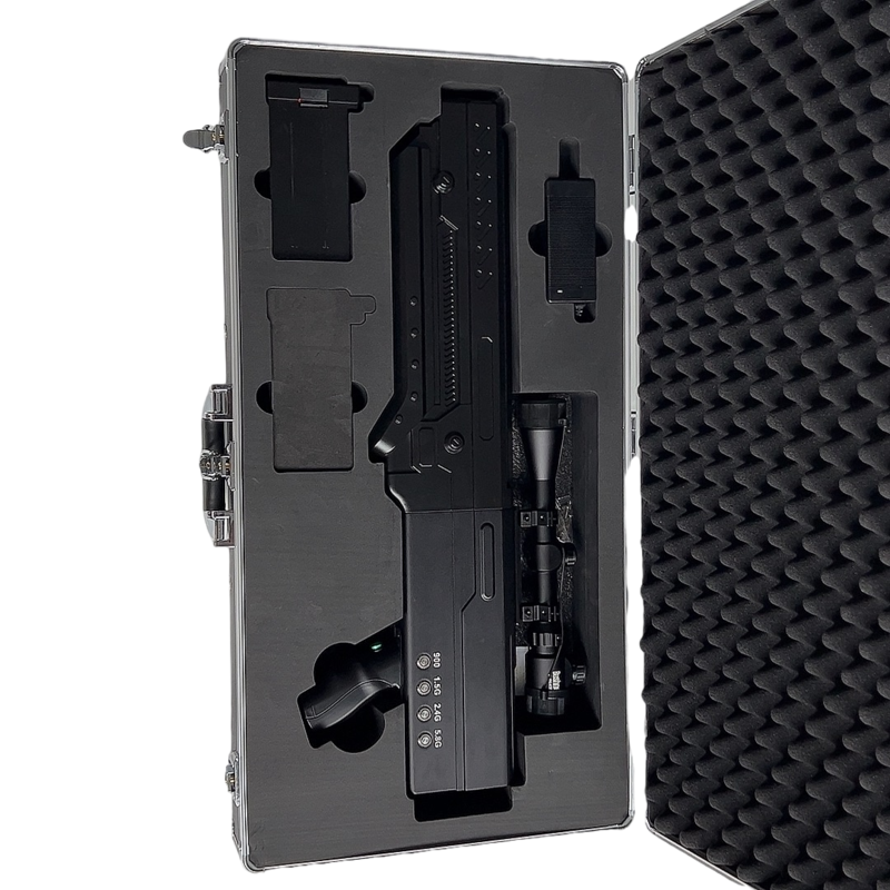  双台子手持便携式枪型低空防御反制四通道B型