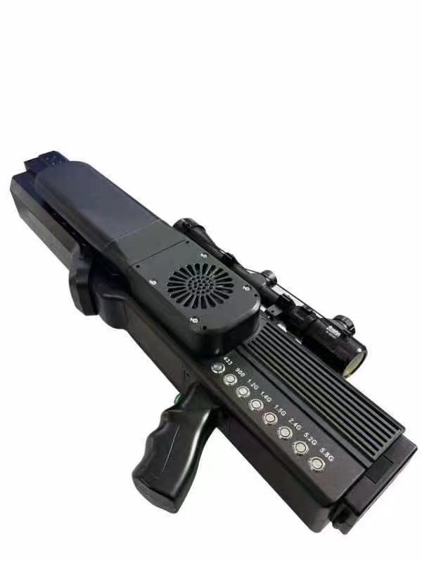  双台子手持便携式枪型低空防御反制八通道